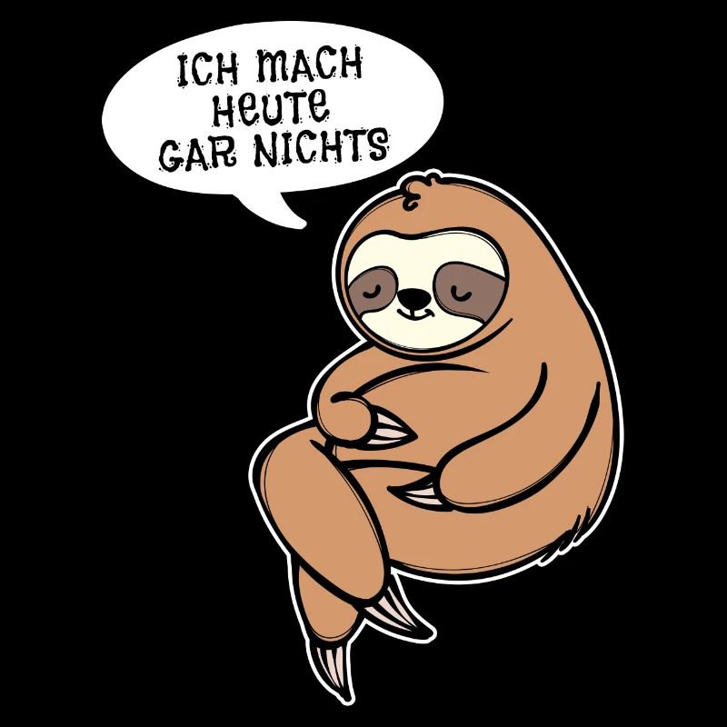 Faul Faultier Statement Schlafen Dschungel Tier