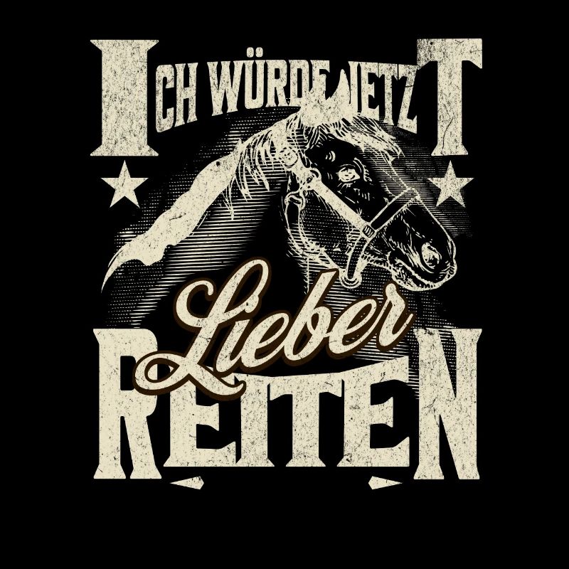 Ich würd lieber Reiten Pferdeschädel