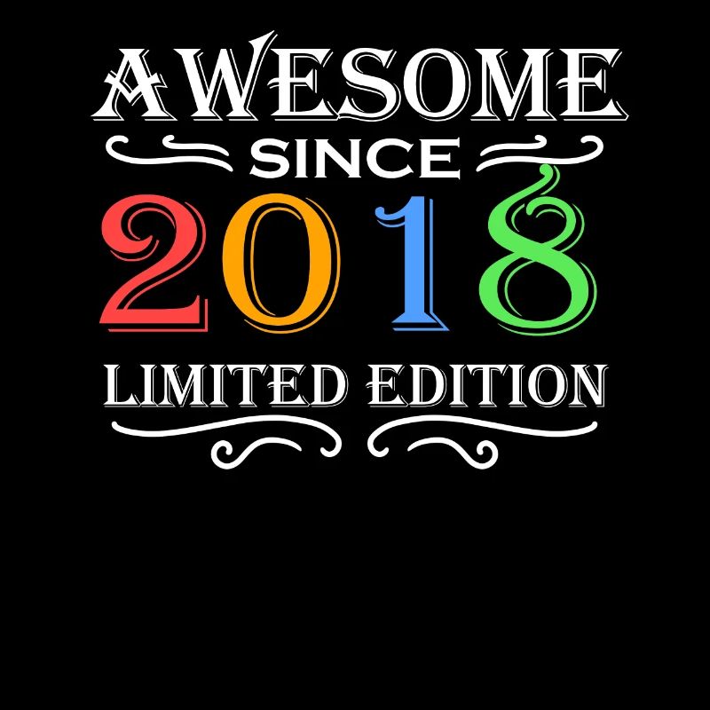 2018 - Né 2018 - Année de naissance 2018