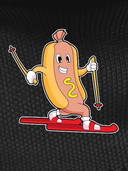Hotdog Skier Ski