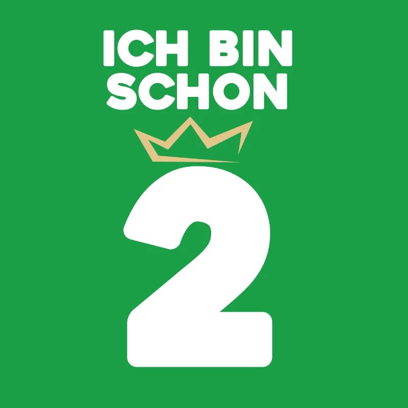 2 Geburtstag - 2 Jahre mit Krone