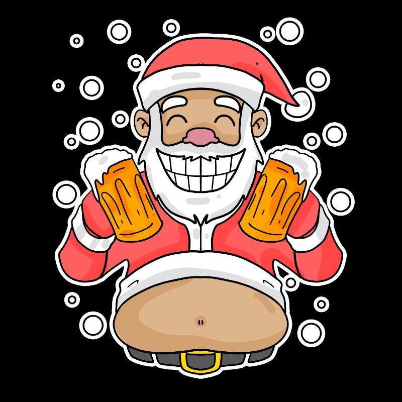 Weichmachten Bier Weihnachtsmann