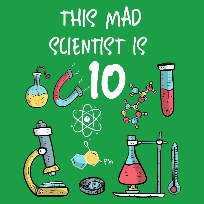 This Mad Scientist Is 10