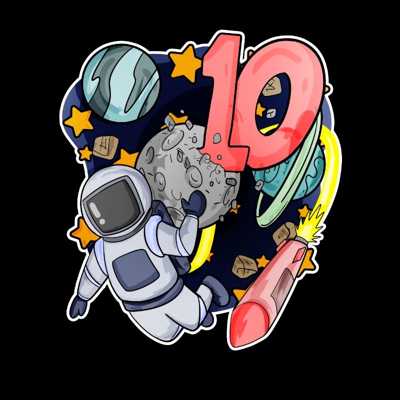 10e anniversaire 10 ans Espace jeune astronaute
