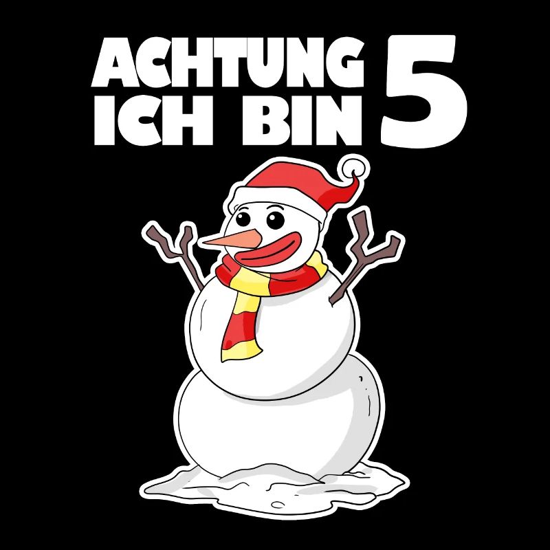 5.Geburtstag 5 Jahre alt Schneemann Geschenk