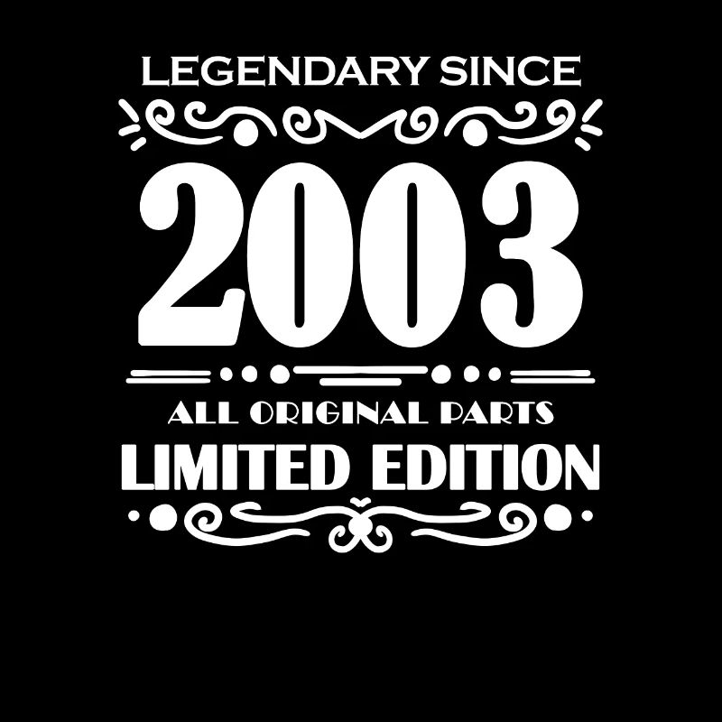 2003 - Année de construction 2003 - Né en 2003