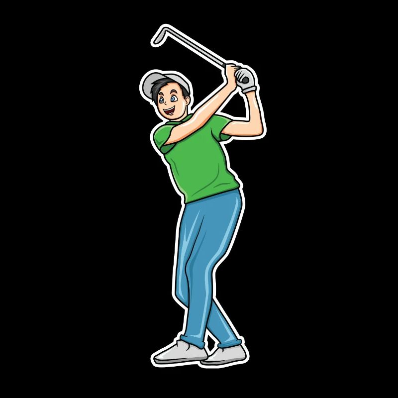 Dessin animé Golf