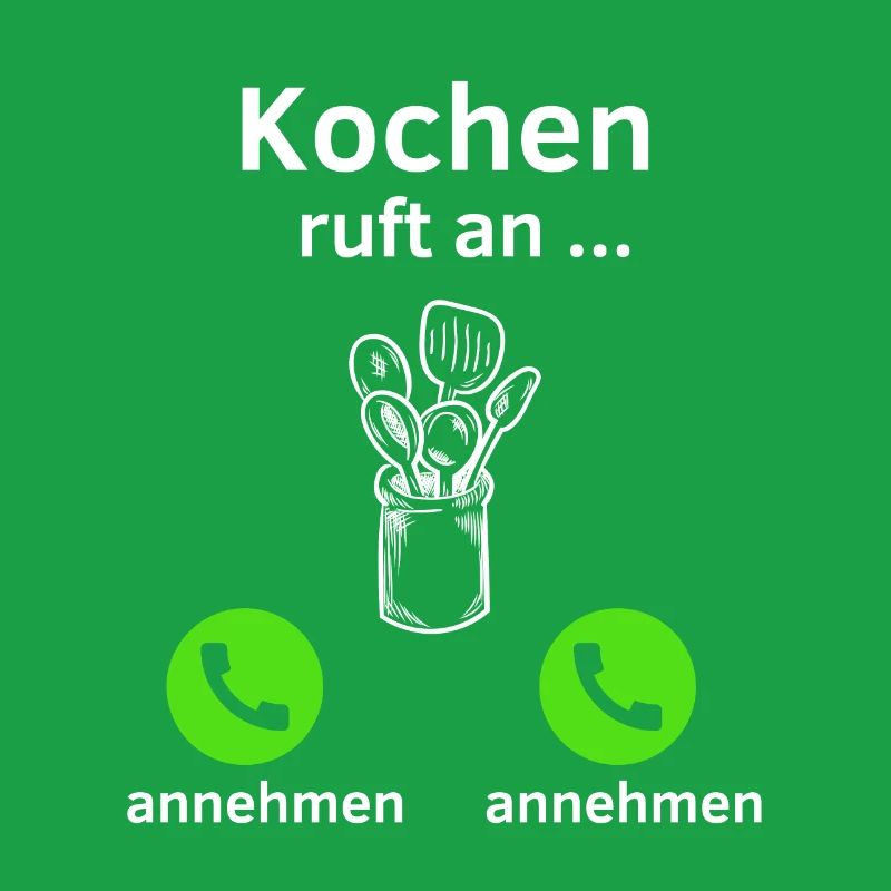Kochen ruft an - annehmen oder annehmen?