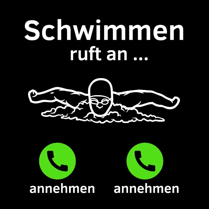 Schwimmen ruft an - annehmen oder annehmen?