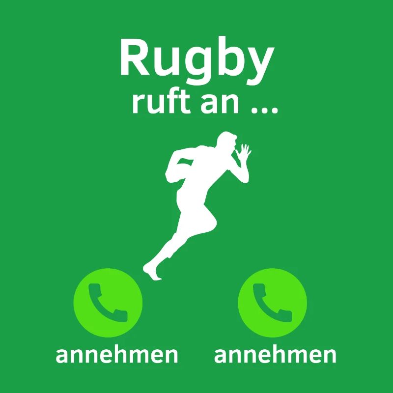 Rugby ruft an - annehmen oder annehmen?