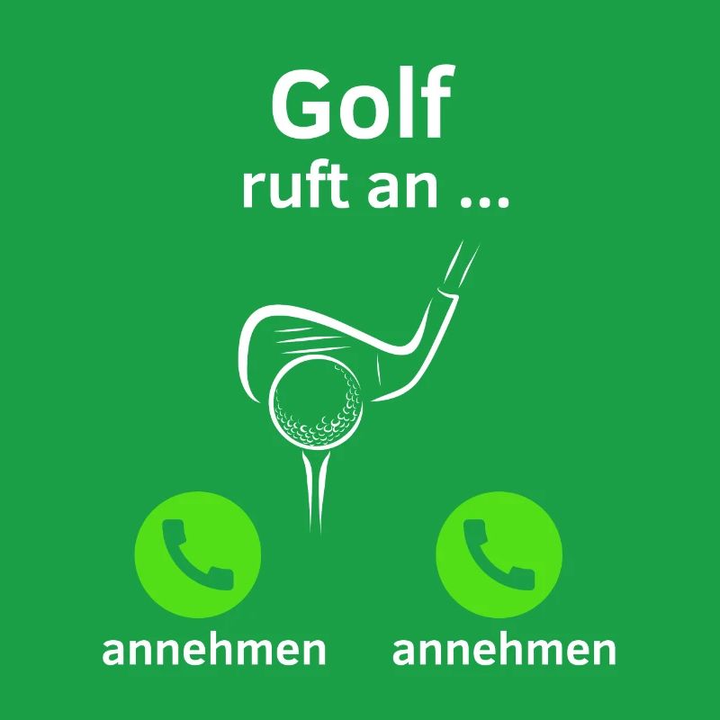 Golf ruft an - annehmen oder annehmen?