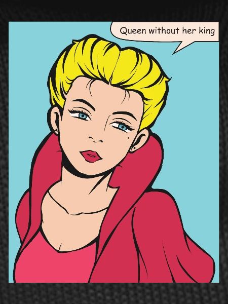 Queen Without King Pop Art
