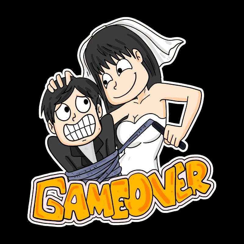 Game Over Wedding Funny Gift