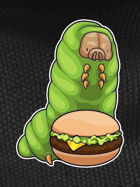 Caterpillar Cheeseburger