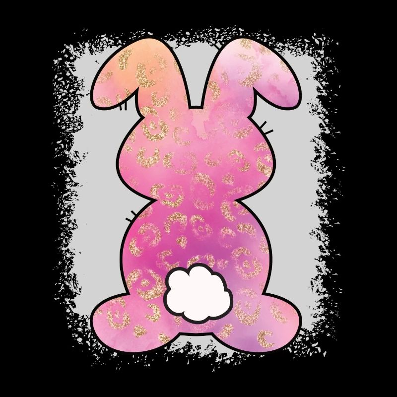 Imprimé léopard lapin blanchi Pâques