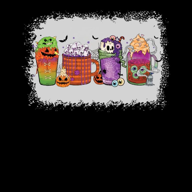 Coupe de chocolat chaud d’automne Halloween