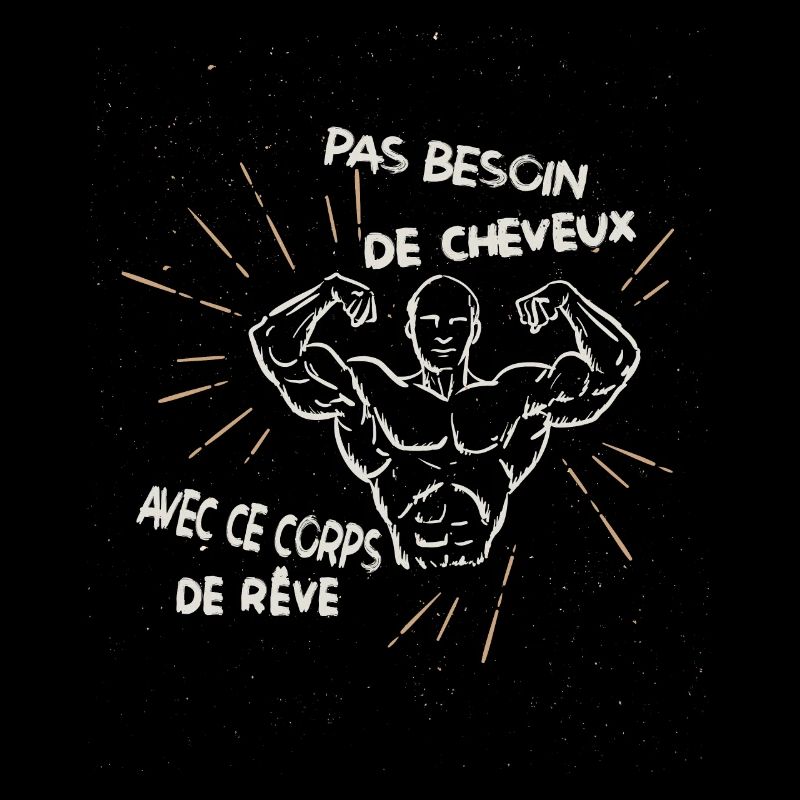 Pas besoin de cheveux avec ce corps de rêve