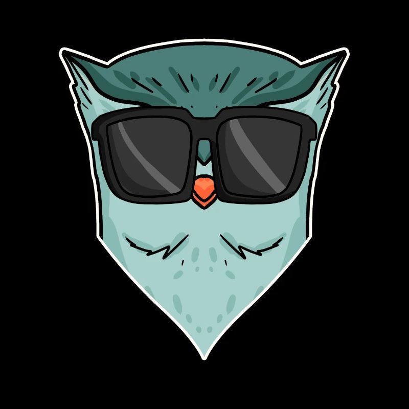 Owl with sunglasses