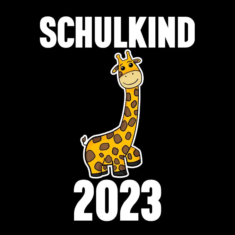 Schuldkind Einschulung Giraffe 2023