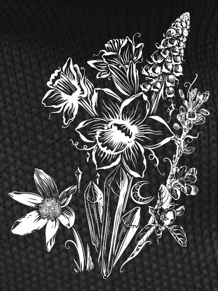Daffodils Flowers Spring Rock Crystal