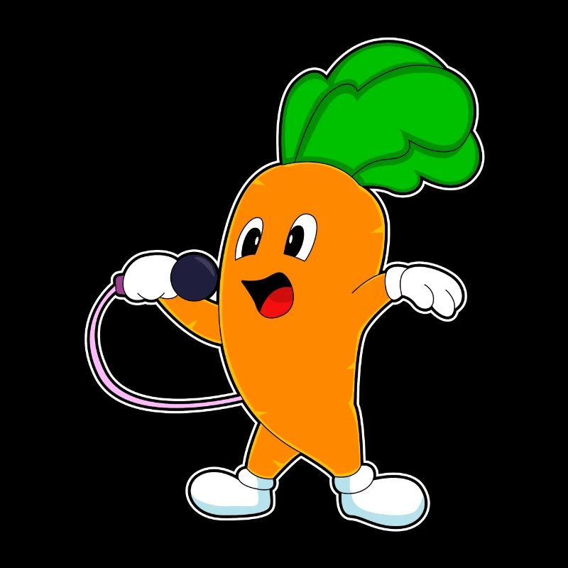 Carrot Singer Microphone Singing