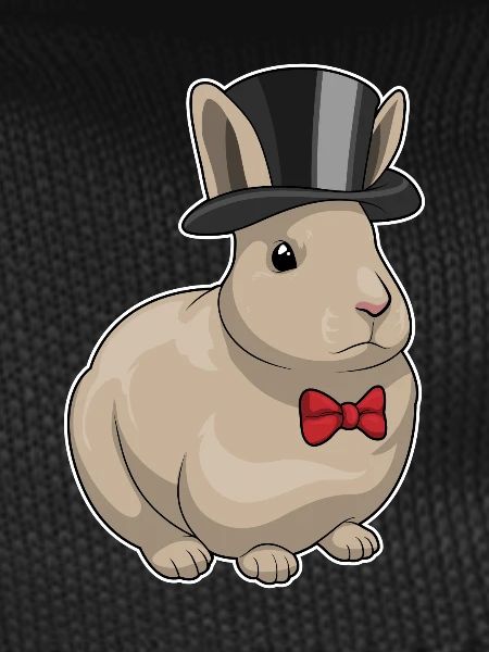 Rabbit Groom Top Cylinder Wedding