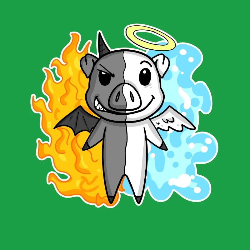 Pig - Angel and Devil