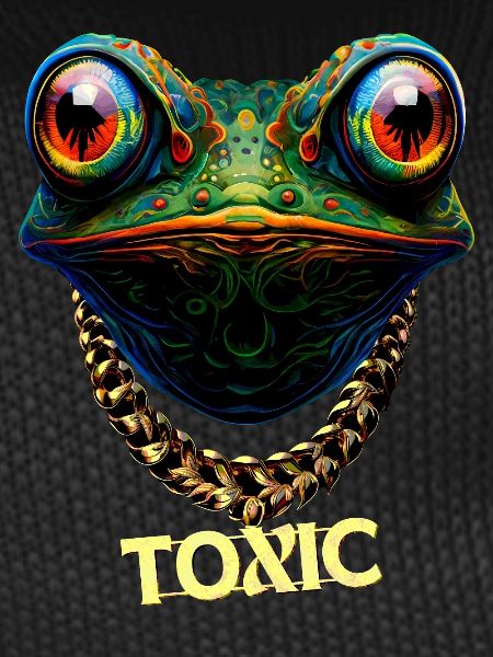 Cute toxic frog