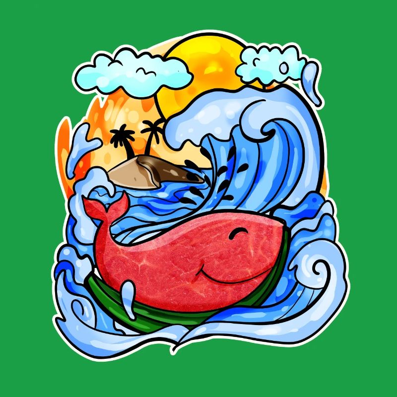 Watermelon Whale