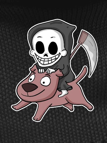Grim Reaper Dog