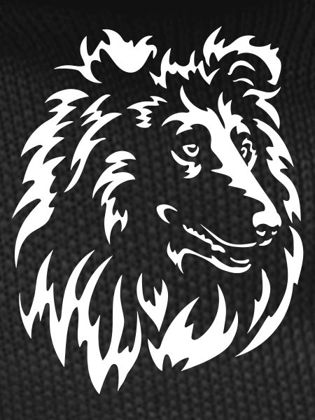 Collie Head « Black Edition »