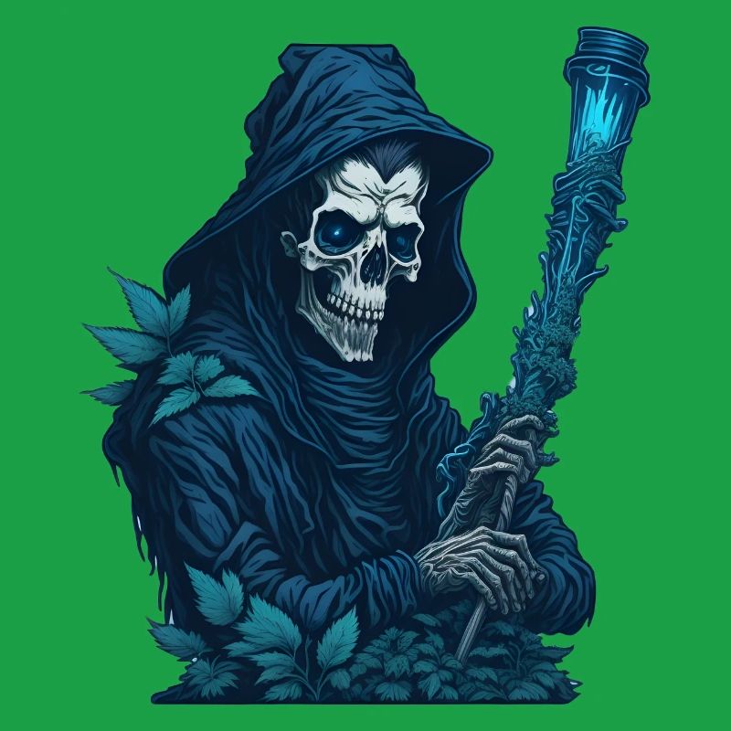 Faucheuse avec pipe d’herbe