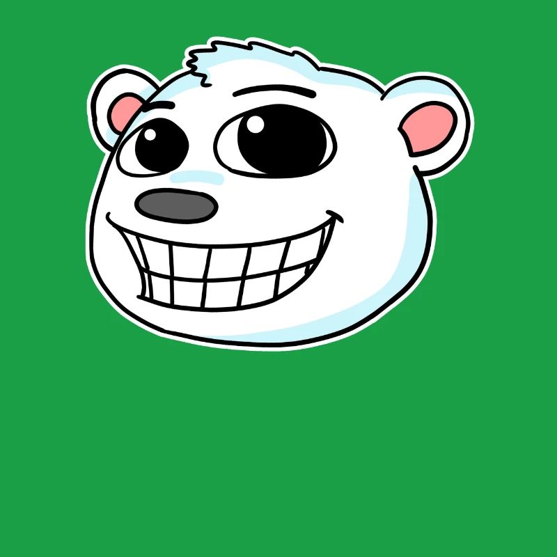 Eisbär Kopf