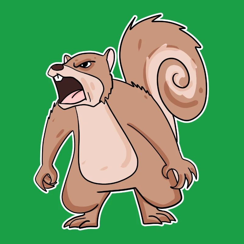 angry squirrel