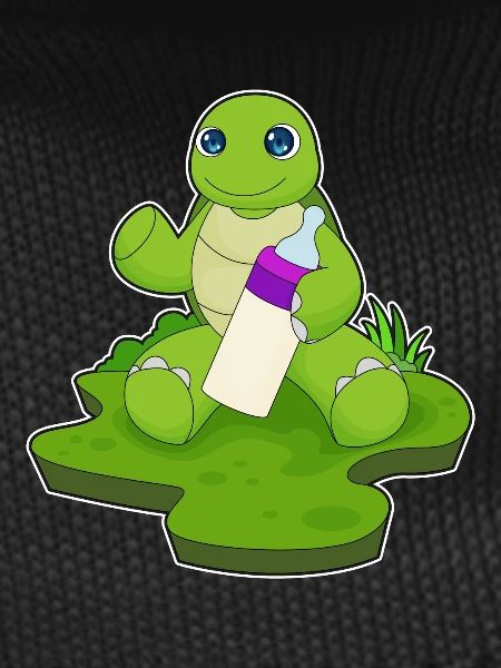 Turtle Baby Bottle Milk