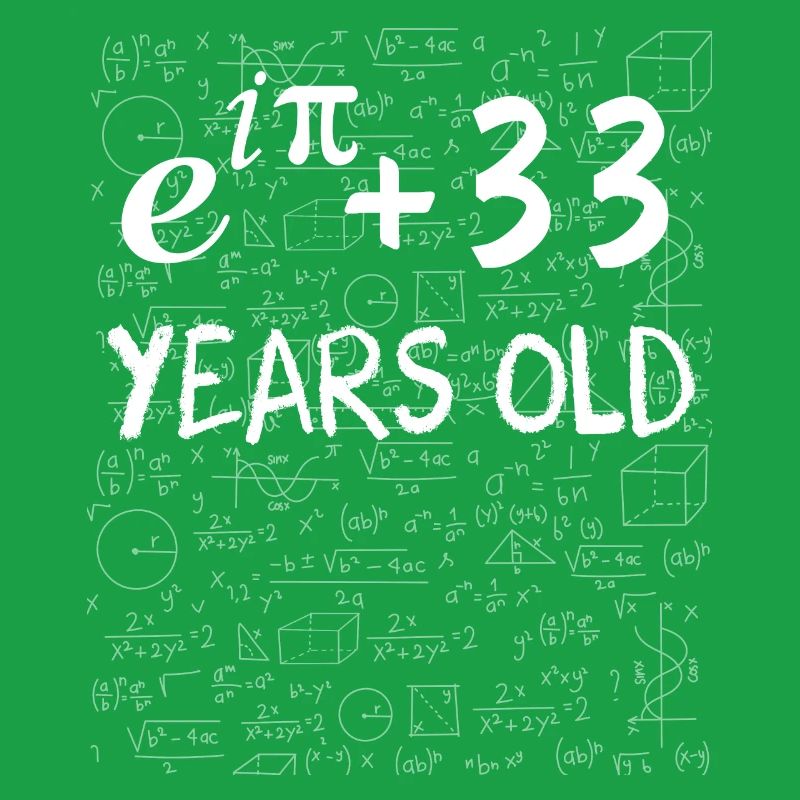 32e anniversaire 32 ans Euler Identité cadeau math
