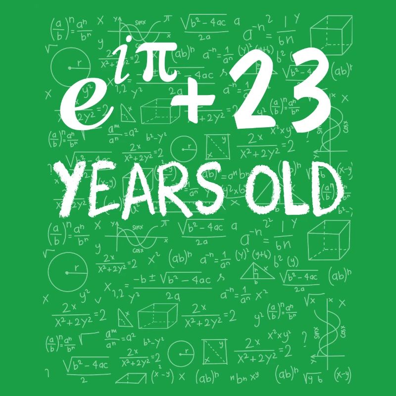 22nd birthday 22 years old Euler Identity math
