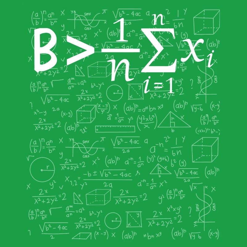 Math inspiration Be Greater Than Average