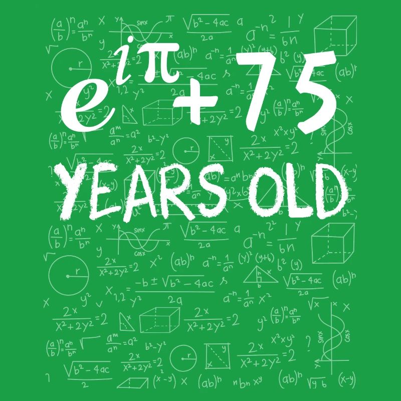 74th Birthday 74 Years Euler Identity Math Gift