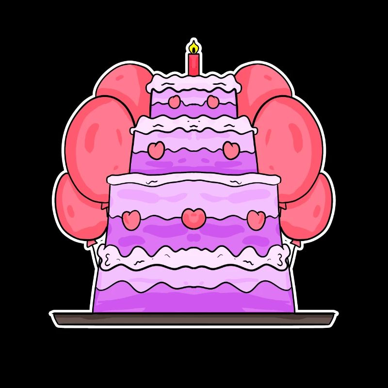 Gâteau Joyeux anniversaire