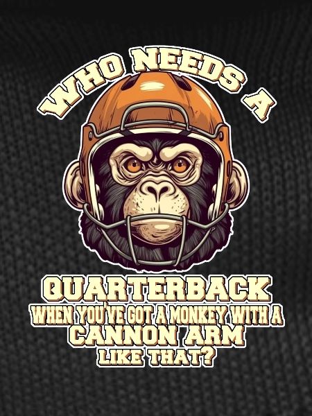Motivating Quaterback Monkey