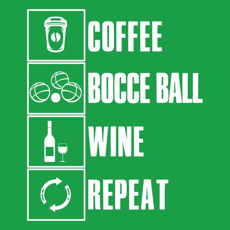 Bocce Saying Bocce Ball avec Jack Bocci Game Bocce