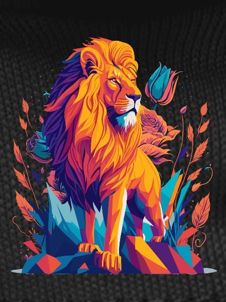 Majestic Lion Polygon
