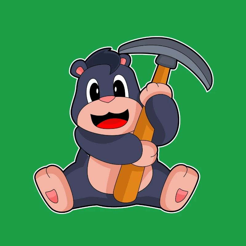 Mole Miner Pickaxe Mining