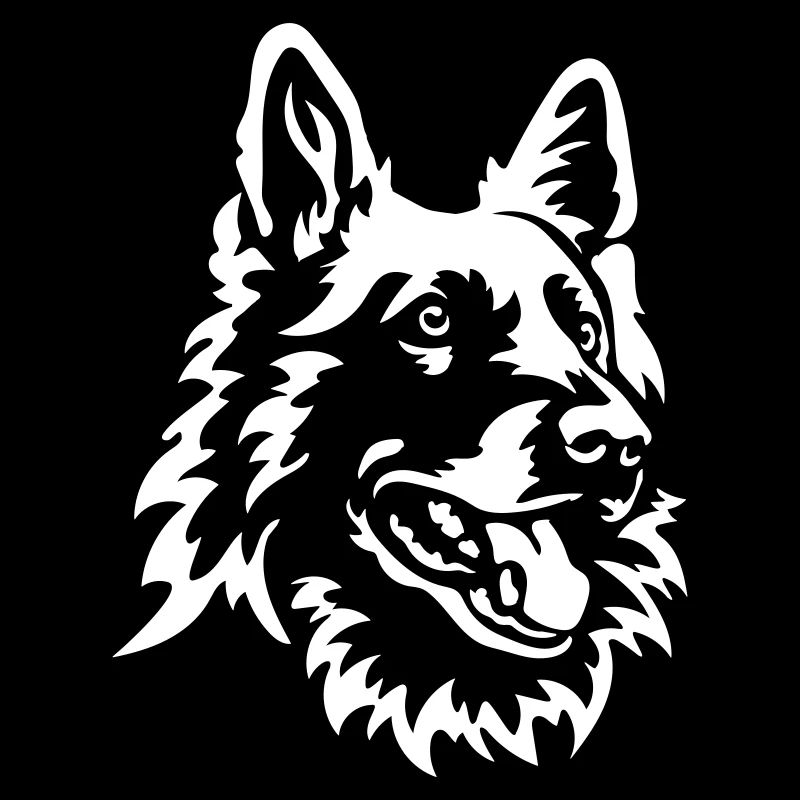 Swiss Shepherd Head "Black Edition"