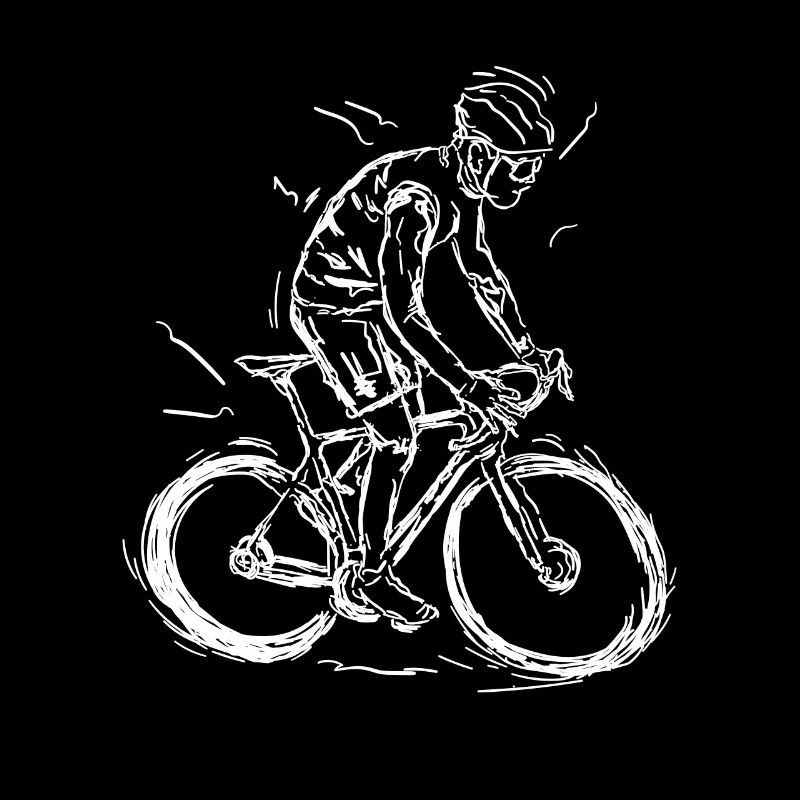 Cyclist Drawing