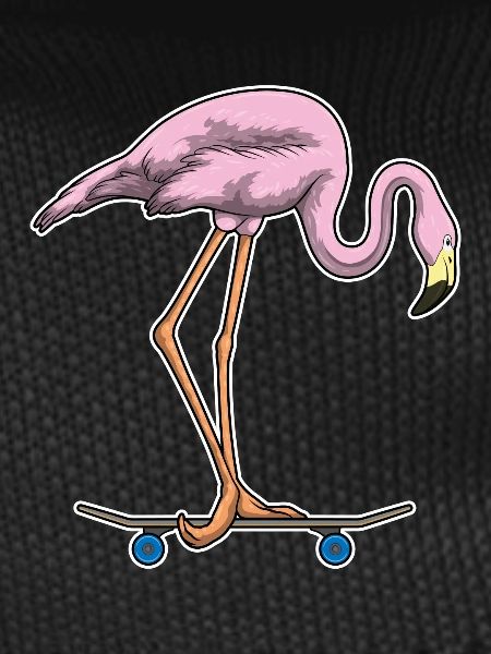 Flamingo Skater Skateboard