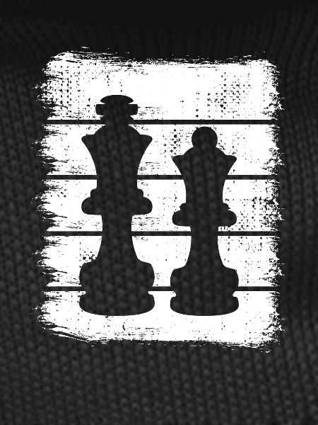Chess pieces drawing