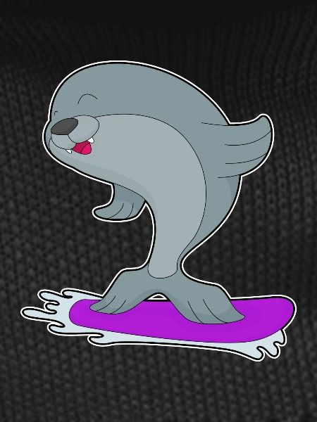 Seal Snowboarder Snowboard
