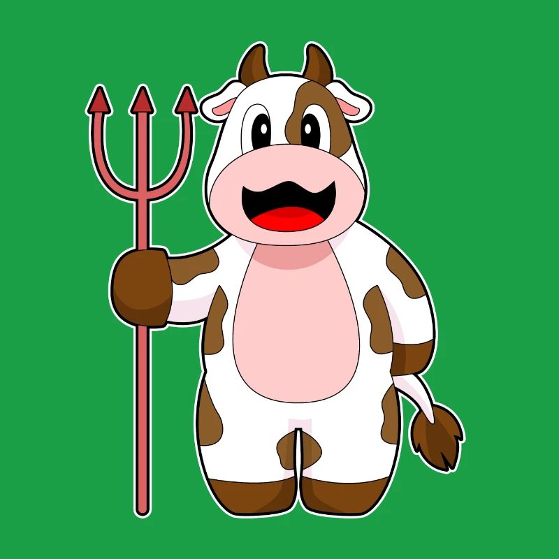 Vache Halloween Devil Trident